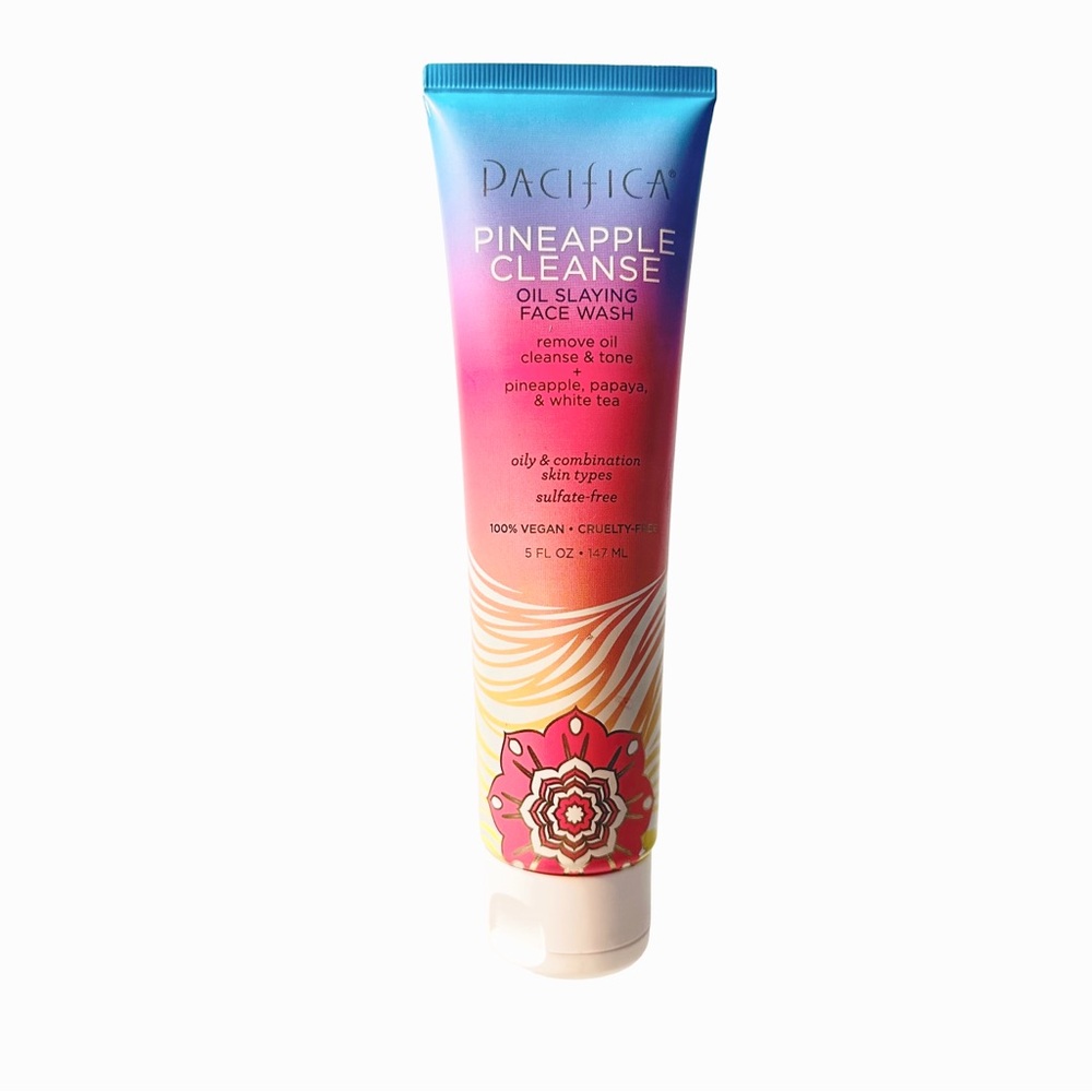 Pacifica Pineapple Cleanse Oil Slaying Face Wash Ful SIze 5 oz 147 ml Vegan